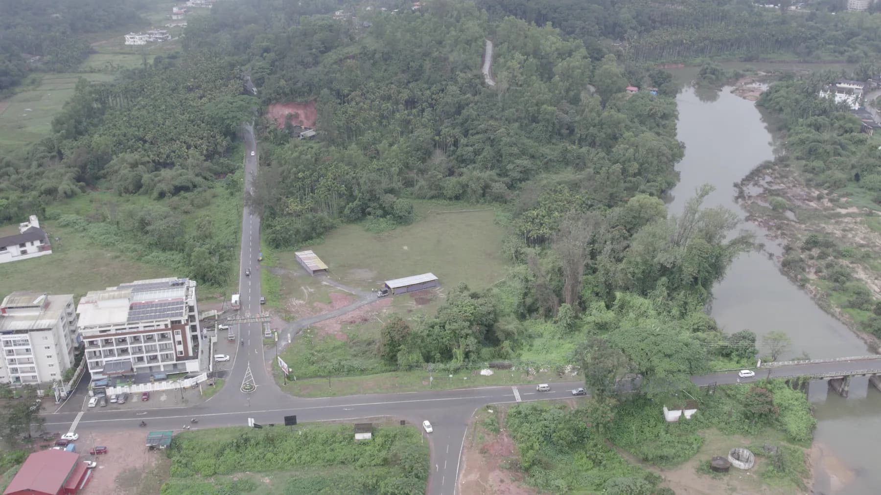 The Vani Vilasa project setting within the green landscape of Sringeri