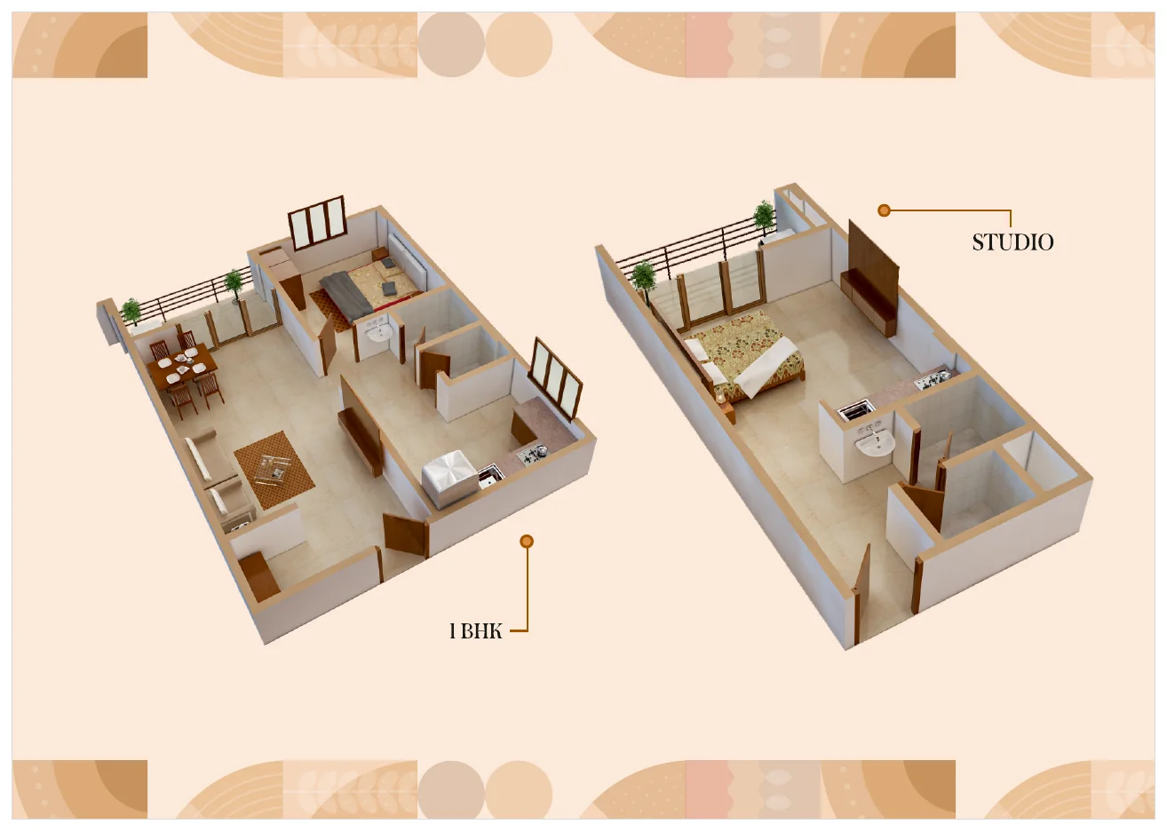 Compact layouts preview from the Vani Vilasa brochure