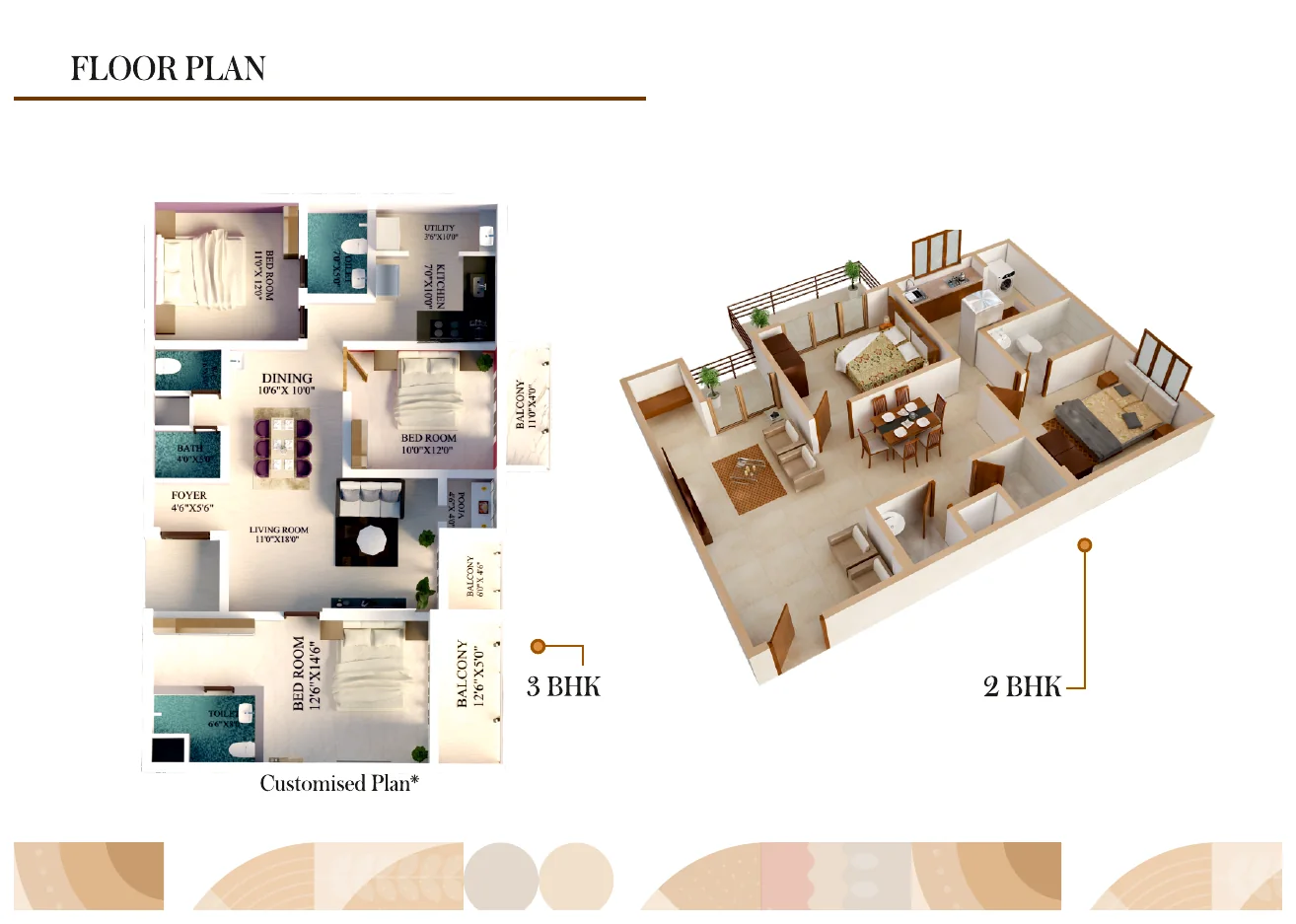 Family layouts preview from the Vani Vilasa brochure